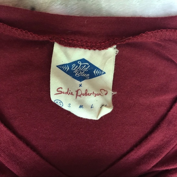 Vintage Wild Blue Yin Yang Top - Picture 3 of 4